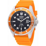 Invicta Pro Diver Black Dial Orange Silicone Strap Men's Watch 47162