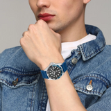 Invicta Pro Diver Black Dial Blue Silicone Strap Men's Watch 47165