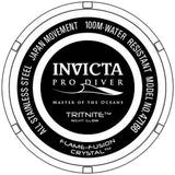 Invicta Pro Diver Black Silicone Strap Men's Watch 47166