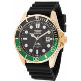 Invicta Pro Diver Black Silicone Strap Men's Watch 47168