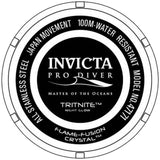 Invicta Pro Diver Grey Silicone Strap Men's Watch 47171
