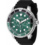 Invicta Pro Diver Green Dial Black Silicone Strap Men's Watch 47232