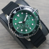 Invicta Pro Diver Green Dial Black Silicone Strap Men's Watch 47232