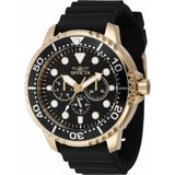 Invicta Pro Diver Black Dial Silicone Strap Men's Watch 47235