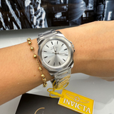 Invicta Speedway Silver Stainless Steel Strap Women's Watch - 47337
