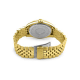 Invicta Specialty Black Dial Gold Stainless Steel Strap Men's Watch - 47405