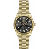 Invicta Specialty Black Dial Gold Stainless Steel Strap Men's Watch - 47458