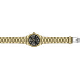 Invicta Specialty Black Dial Gold Stainless Steel Strap Men's Watch - 47458