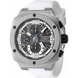 Invicta Racing White Silicone Strap Men's Watch - Chronograph | 48163