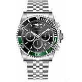 Invicta Pro Diver Black Dial Stainless Steel Strap Men's Watch - Chronograph | 48380