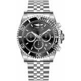 Invicta Pro Diver Black Dial Stainless Steel Strap Men's Watch - Chronograph | 48381