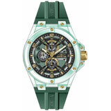 Invicta Racing Saphirex Green Silicone Strap Men's Watch - Chronograph | 48805