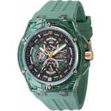 Invicta Racing Saphirex Green Silicone Strap Men's Watch - Chronograph | 48805
