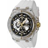 Invicta Racing Saphirex White Silicone Strap Men's Watch - Chronograph | 48806