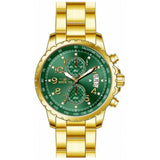 Invicta Specialty Green Dial Gold Stainless Steel Strap Men's Watch - Chronograph | 48898