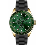 Invicta Aviator Green Dial Black Silicone Strap Men's Watch - 49077