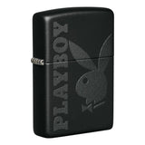 Zippo Matte Black Playboy Bunny #49342