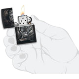 Zippo Spazuk Tiger Black Matte Lighter #49763