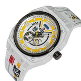 Infantry The Macross Roy Fokker Limited Edition Leather & Silicone Strap Men Watch MOD42-MAC-SET-Y-C