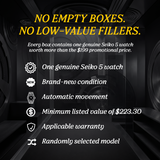 Seiko 5 Automatic Surprise Box | Watch Value Up to $800.10