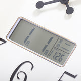 Mapple Leaf Heritage LCD Wall Clock – Chestnut Brown Model 5012# LCD