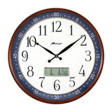 Mapple Leaf Heritage LCD Wall Clock – Chestnut Brown Model 5012# LCD