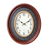 Mapple Leaf Windsor Oval Wall Clock – Steed Brown Model 5265#