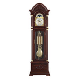 Mapple Leaf Royal Crest 8-Rod Grandfather Clock – Mahogany Brown Model 5612