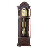 Mapple Leaf Royal Crest 8-Rod Grandfather Clock – Mahogany Brown Model 5612