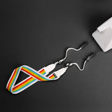 Polaroid Camera Strap Flat – Rainbow grey 6054