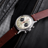 Red Star Classic Racing Watch - Hand Winding Mechanical Chronograph | 6345G-E