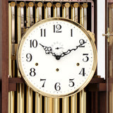 Mapple Leaf Regent Open-Frame 9-Tube Grandfather Clock – Walnut Brown Model 6601
