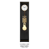 Mapple Leaf Montreux Slimline 12-Rod Grandfather Clock – Dark Black Model 6625