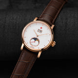 Red Star Lunar Classic Watch - Automatic Moonphase | 6683G-B