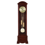 Mapple Leaf Kensington Arched 14-Day Grandfather Clock – Mahogany Brown Model 6817