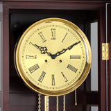 Mapple Leaf Kensington Arched 14-Day Grandfather Clock – Mahogany Brown Model 6817