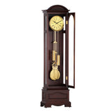 Mapple Leaf Kensington Arched 14-Day Grandfather Clock – Mahogany Brown Model 6817