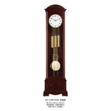 Mapple Leaf Kensington Arched 8-Rod Grandfather Clock – Mahogany Brown Model 6817