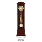 Mapple Leaf Kensington Arched 14-Day Grandfather Clock – Mahogany Brown Model 6817