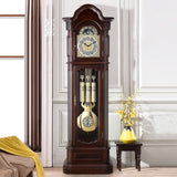 Mapple Leaf Buckingham Grand 12-Rod Grandfather Clock – Walnut Black Model 6818
