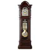 Mapple Leaf Buckingham Grand 12-Rod Grandfather Clock – Walnut Black Model 6818