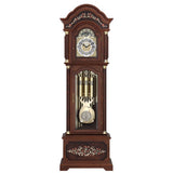 Mapple Leaf Versailles Prestige 9-Tube Grandfather Clock – Walnut Brown Model 6856
