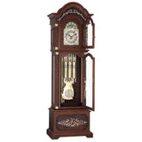 Mapple Leaf Versailles Prestige 9-Tube Grandfather Clock – Walnut Brown Model 6856