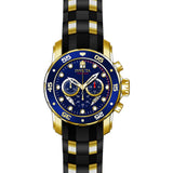 Invicta Pro Diver Blue Dial Stainless Steel/Silicone Strap Men's Watch - 6983