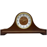 Mapple Leaf Mid-Century Mantel Clock – Fawn Brown Model 8013#