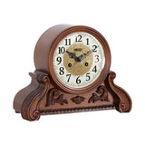 Mapple Leaf Baroque Heritage Mantel Clock – Mahogany Brown Model 8019#