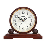 Mapple Leaf Cambridge Shelf Clock – Chestnut Brown Model 8029#