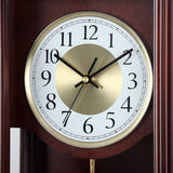 Mapple Leaf Regent Tall Chime Mantel Clock – Chestnut Brown Model 8031#