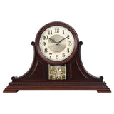 Mapple Leaf Belgrave Carousel Chime Mantel Clock – Chestnut Brown Model 8038#