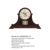 Mapple Leaf Belgrave Carousel Chime Mantel Clock – Chestnut Brown Model 8038#